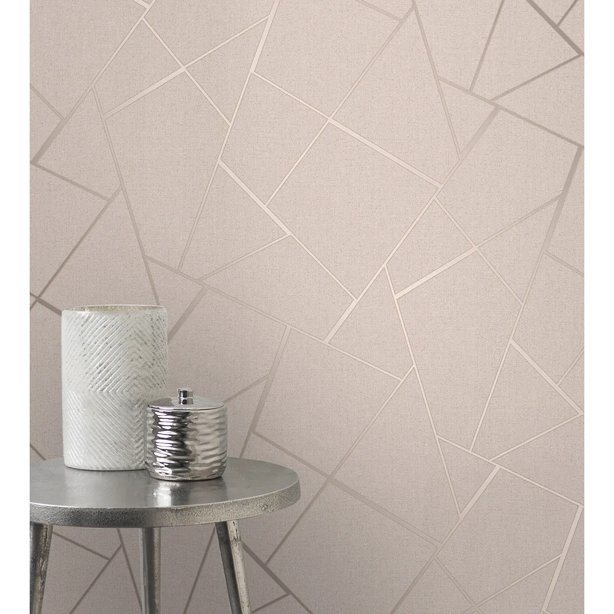 Brewster Home Fashions Quartz Blush Fractal Wallpaper - SKU FD42682