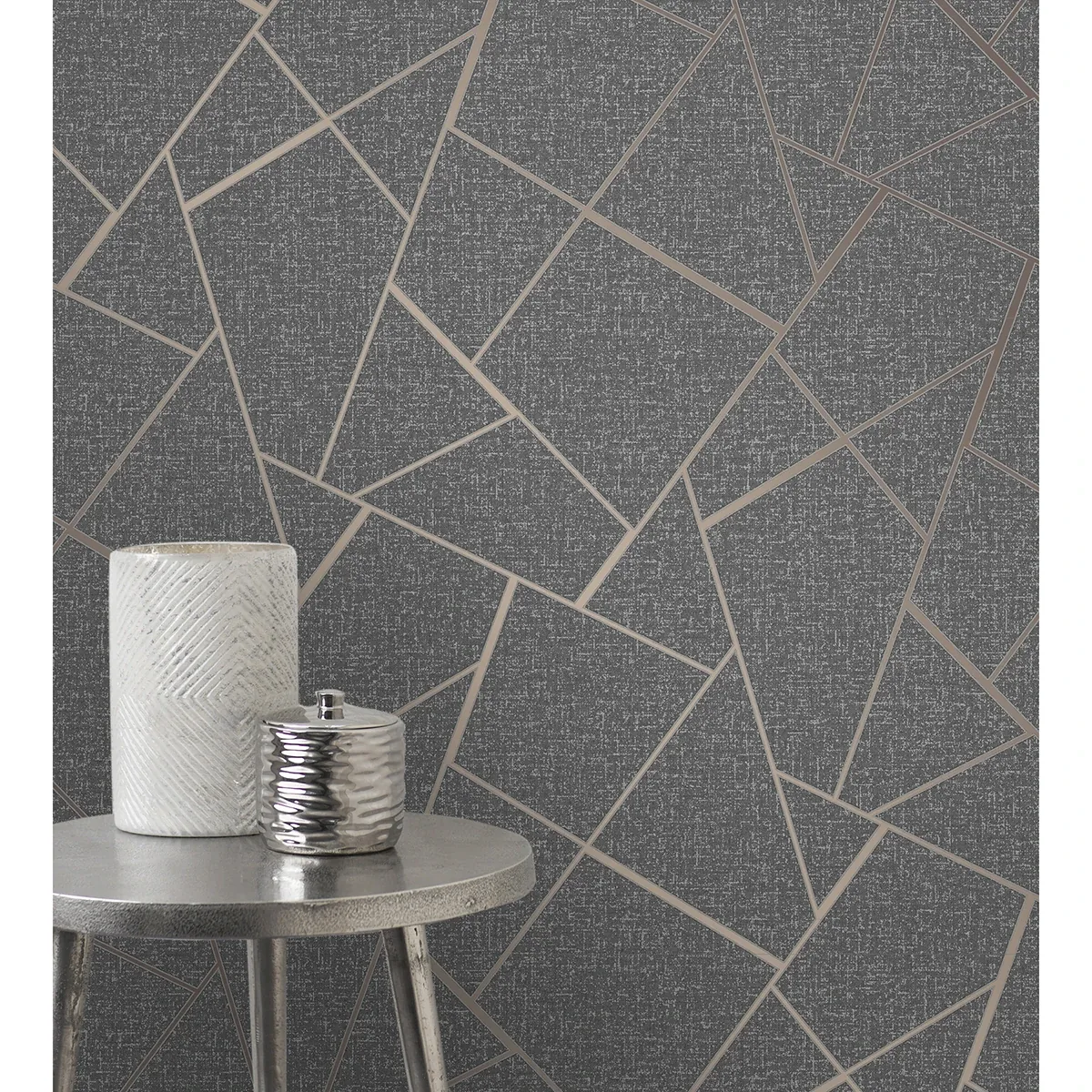Brewster Home Fashions Quartz Copper Fractal Wallpaper - SKU FD42283