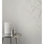 Brewster Home Fashions Quartz Rose Gold Fractal Wallpaper - SKU FD42282