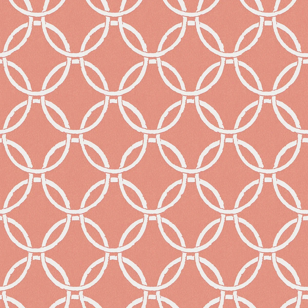 3122-11001 | Quelala Coral Ring Ogee Wallpaper