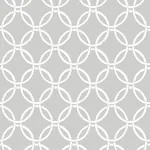 Brewster Home Fashions Quelala Grey Ring Ogee Wallpaper | Wallpaper Twins Brewster Home Fashions Quelala Grey Ring Ogee Wallpaper - SKU 3122-11030