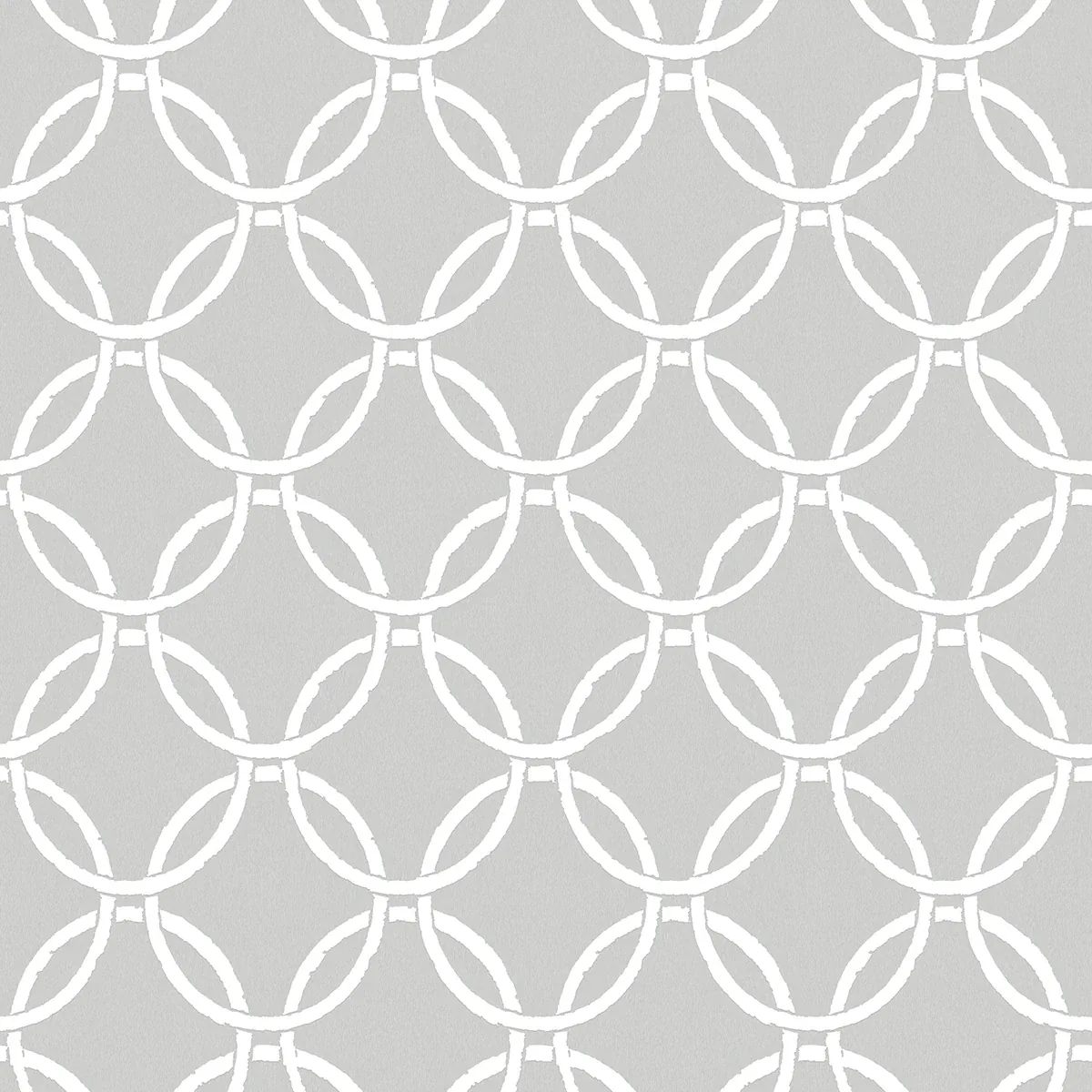 3122-11030 | Quelala Grey Ring Ogee Wallpaper