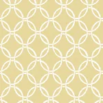 Brewster Home Fashions Quelala Yellow Ring Ogee Wallpaper | Wallpaper Twins Brewster Home Fashions Quelala Yellow Ring Ogee Wallpaper - SKU 3122-11003