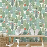 Brewster Home Fashions Quillen Green Forest Wallpaper | Wallpaper Twins Brewster Home Fashions Quillen Green Forest Wallpaper - SKU 4060-51604