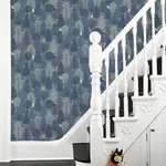 Brewster Home Fashions Quillen Indigo Forest Wallpaper | Wallpaper Twins Brewster Home Fashions Quillen Indigo Forest Wallpaper - SKU 4060-51601