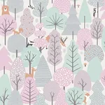 Brewster Home Fashions Quillen Pink Forest Wallpaper | Wallpaper Twins Brewster Home Fashions Quillen Pink Forest Wallpaper - SKU 4060-51603