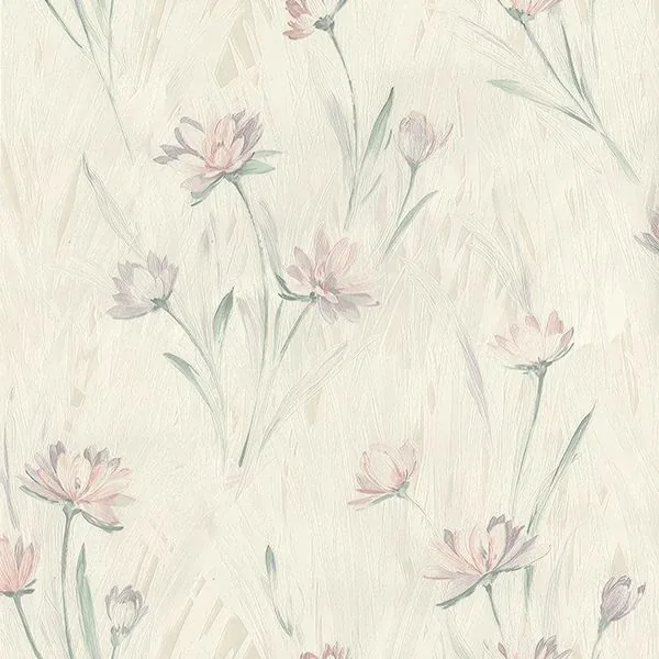 Brewster Home Fashions Quintero Multicolor Carnation Print Wallpaper - SKU 2766-37400