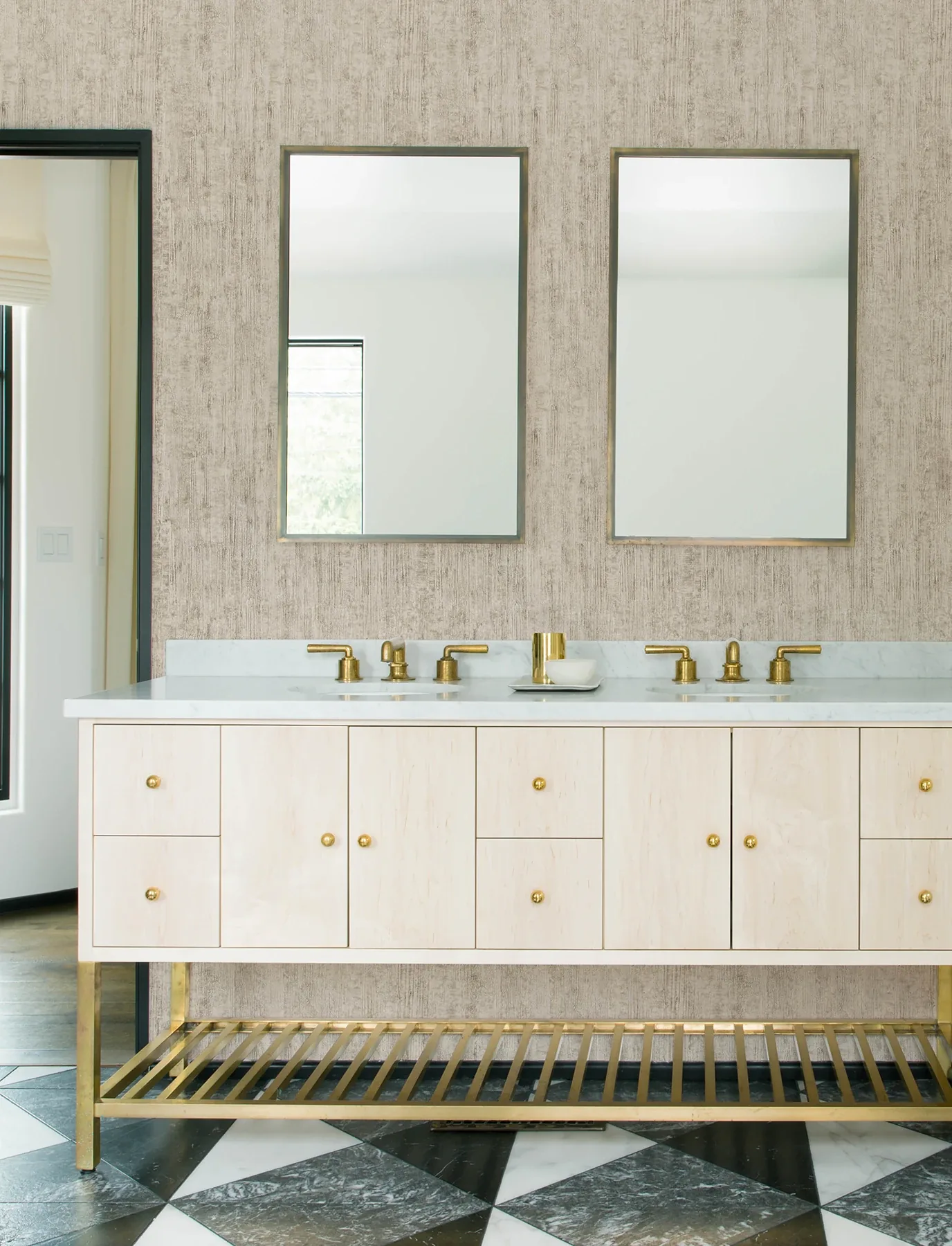 Brewster Home Fashions Ramona Beige Distressed Texture Wallpaper | Wallpaper Twins Brewster Home Fashions Ramona Beige Distressed Texture Wallpaper - SKU 4191-83003