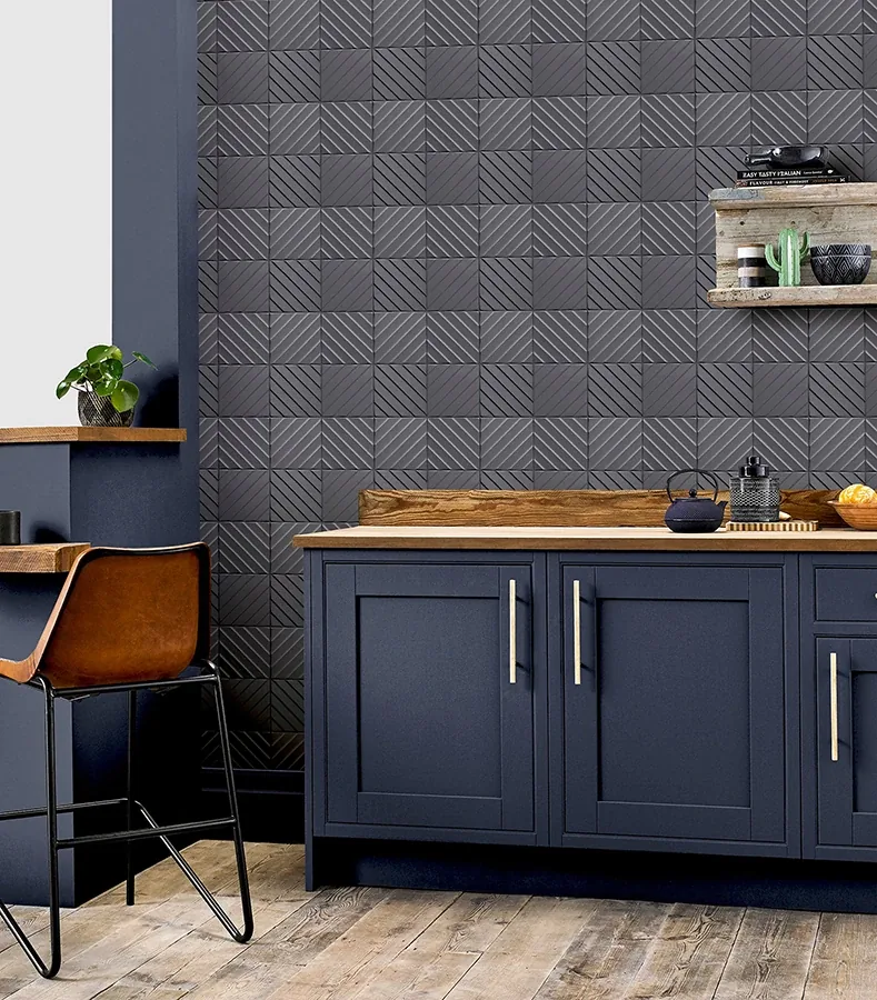 Brewster Home Fashions Randall Dark Grey Geometric Wallpaper | Wallpaper Twins Brewster Home Fashions Randall Dark Grey Geometric Wallpaper - SKU AH692809