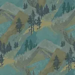 Brewster Home Fashions Range Green Mountains Wallpaper | Wallpaper Twins Brewster Home Fashions Range Green Mountains Wallpaper - SKU 3118-12632