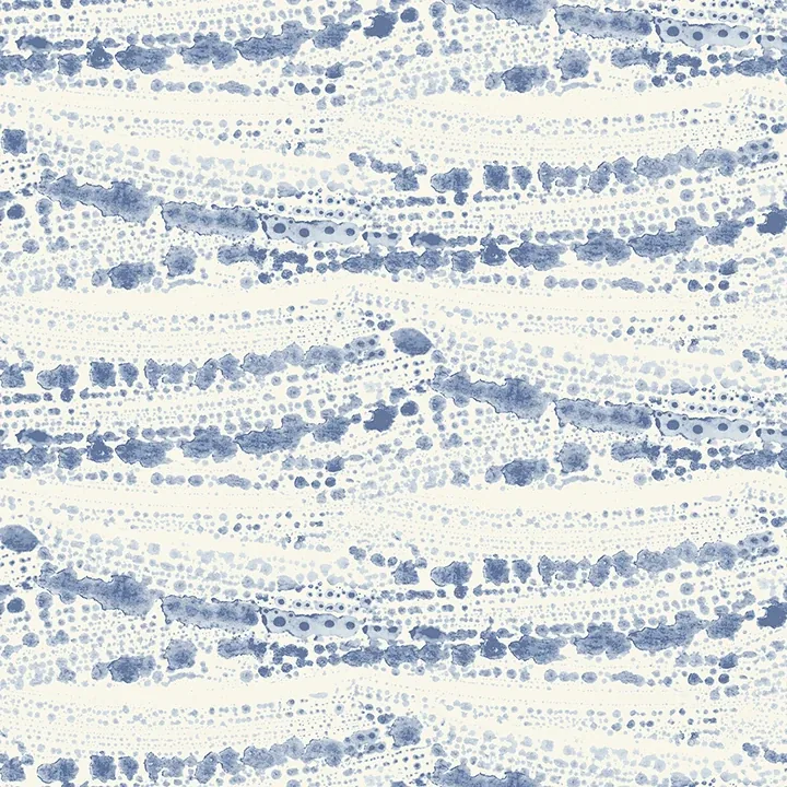 4071-71046 | Rannell Navy Abstract Scallop Wallpaper