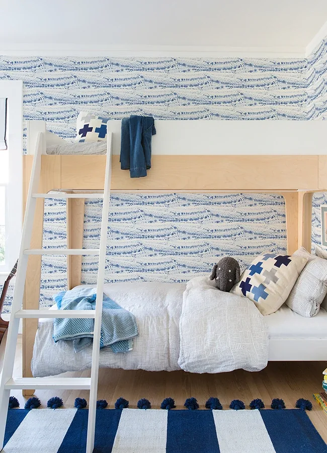 Brewster Home Fashions Rannell Navy Abstract Scallop Wallpaper - SKU 4071-71046