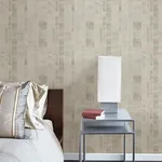 Brewster Home Fashions Redmond Ivory Textured Geometric Wallpaper | Wallpaper Twins Brewster Home Fashions Redmond Ivory Textured Geometric Wallpaper - SKU 4041-428209