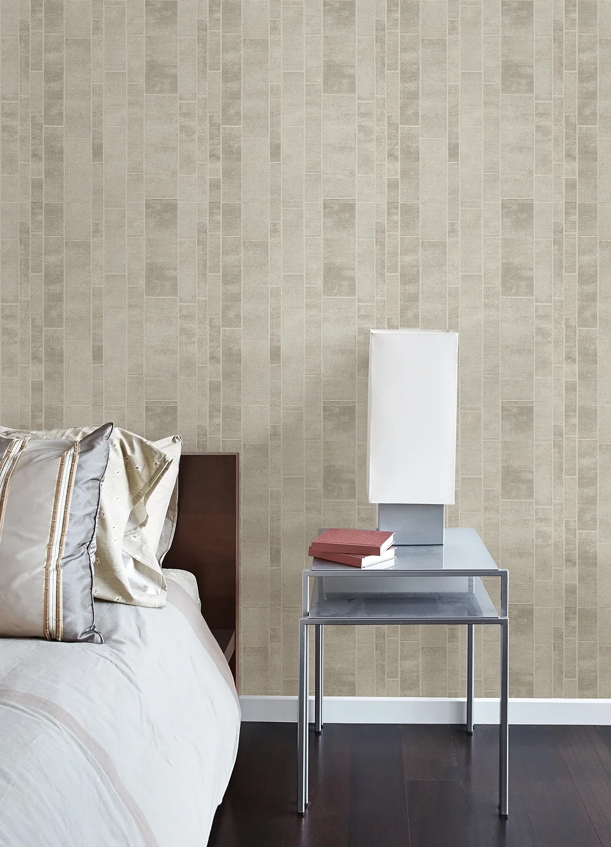 Brewster Home Fashions Redmond Ivory Textured Geometric Wallpaper - SKU 4041-428209