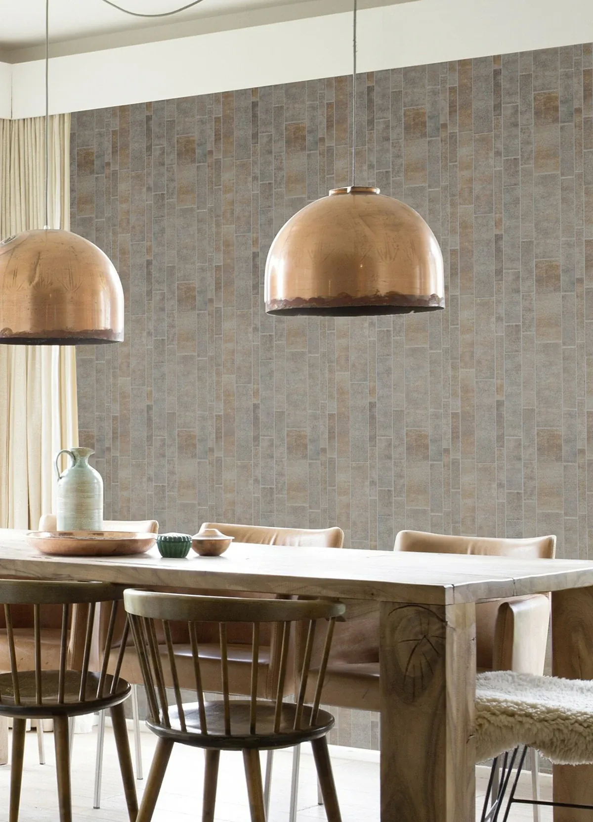 Brewster Home Fashions Redmond Sterling Textured Geometric Wallpaper - SKU 4041-428216