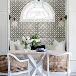 Brewster Home Fashions Remy Black Fleur Tile Wallpaper - SKU 4072-70032