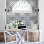 Brewster Home Fashions Remy Blue Fleur Tile Wallpaper | Wallpaper Twins Brewster Home Fashions Remy Blue Fleur Tile Wallpaper - SKU 4072-70033