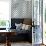 Brewster Home Fashions Remy Blue Fleur Tile Wallpaper | Wallpaper Twins Brewster Home Fashions Remy Blue Fleur Tile Wallpaper - SKU 4072-70033