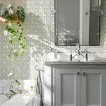 Brewster Home Fashions Remy Light Grey Fleur Tile Wallpaper | Wallpaper Twins Brewster Home Fashions Remy Light Grey Fleur Tile Wallpaper - SKU 4072-70034