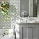 Brewster Home Fashions Remy Teal Fleur Tile Wallpaper | Wallpaper Twins Brewster Home Fashions Remy Teal Fleur Tile Wallpaper - SKU 4072-70035