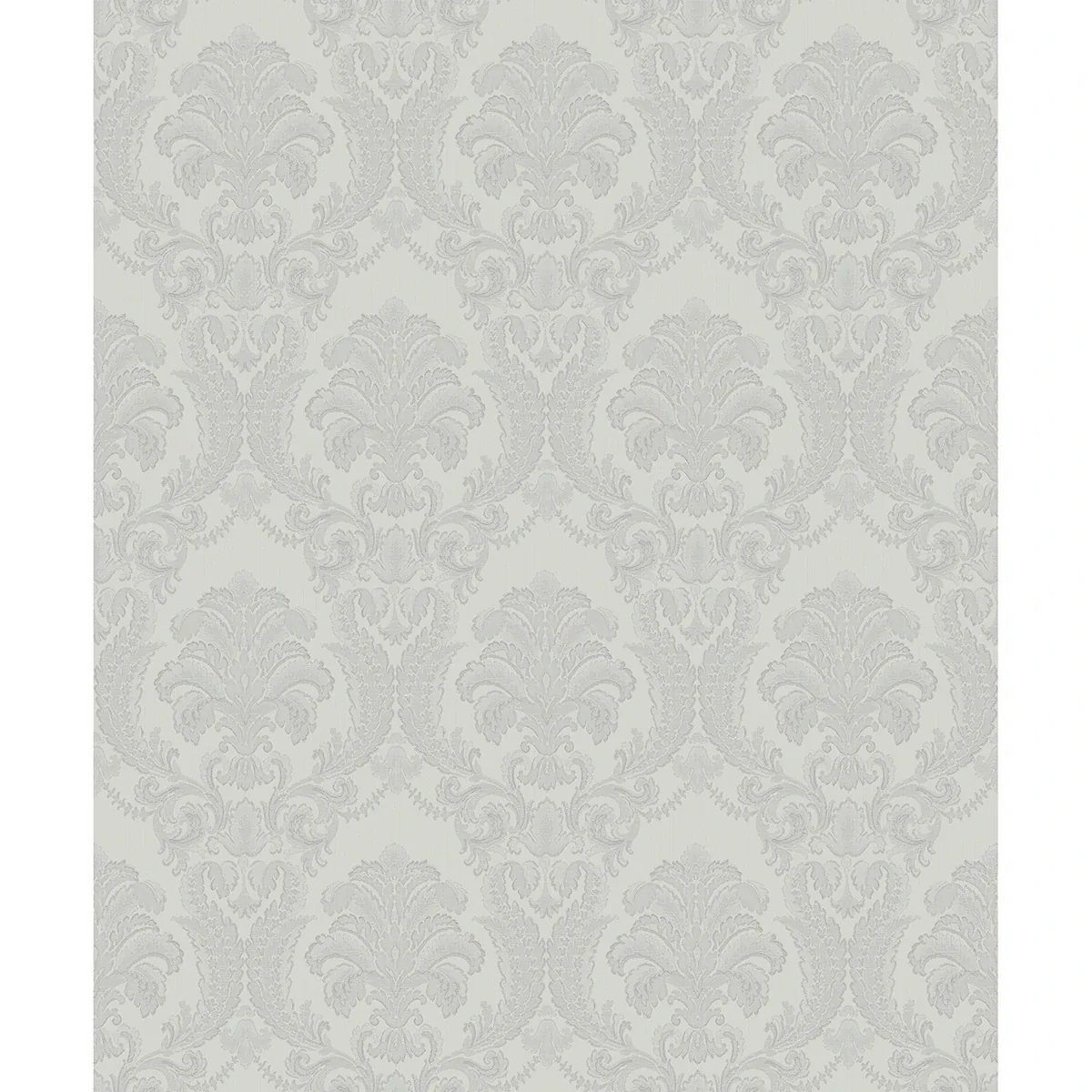 4058-21775 | Renatta Silver Damask Wallpaper