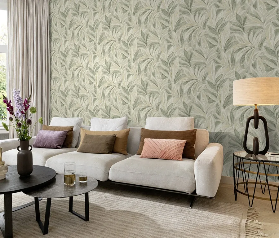 Brewster Home Fashions Rennie Moss Leaves Wallpaper | Wallpaper Twins Brewster Home Fashions Rennie Moss Leaves Wallpaper - SKU RH547498