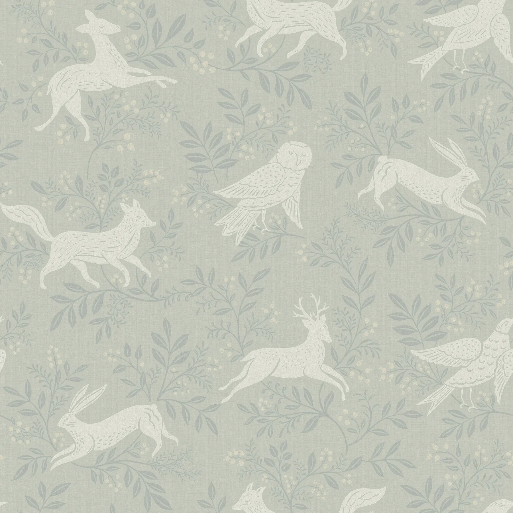 Brewster Home Fashions Revelry Sage Forest Frolic Wallpaper - SKU 4169-83115
