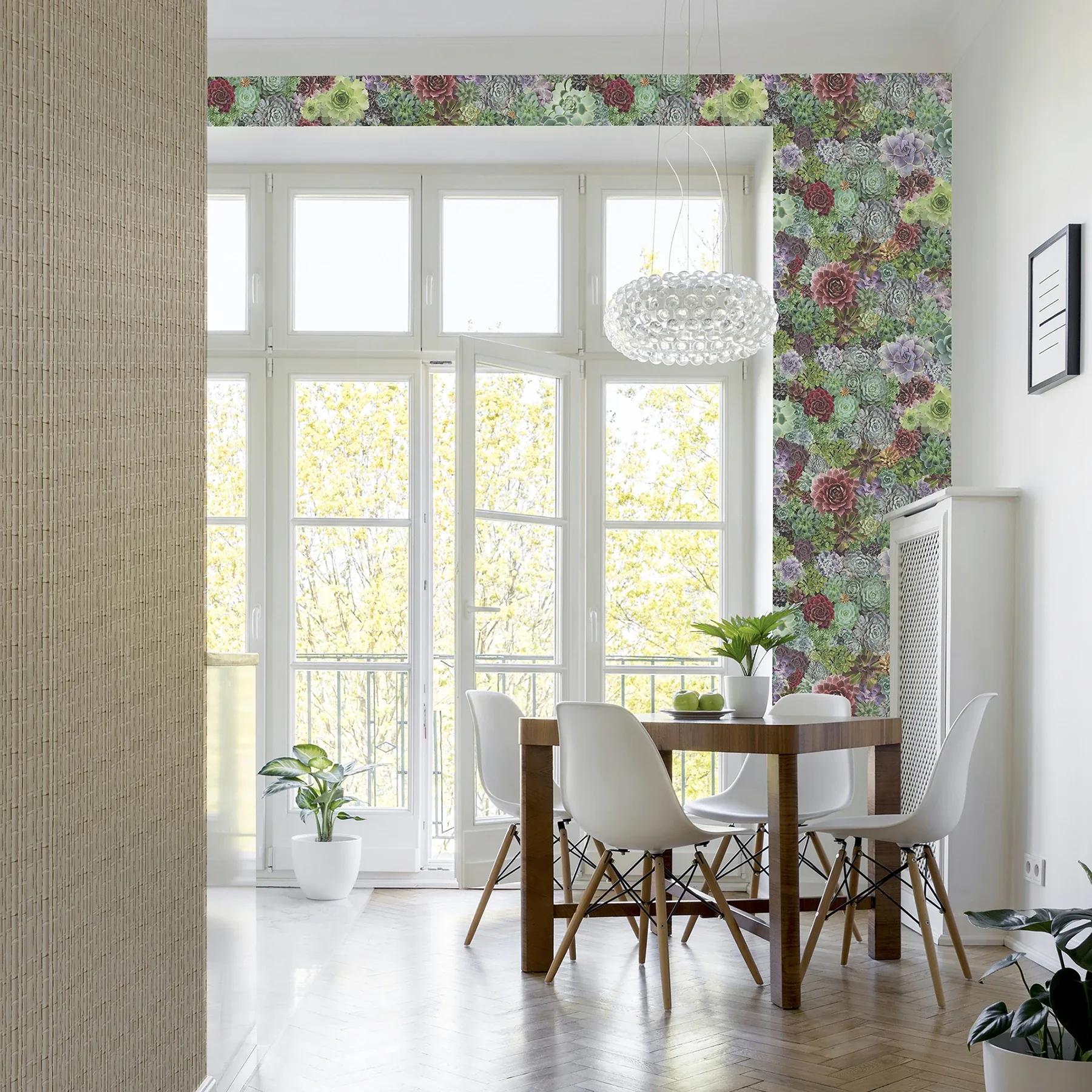 Brewster Home Fashions Rhea Multicolor Succulents Wallpaper - SKU AH259402