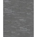 Brewster Home Fashions Rheta Charcoal Stone Wallpaper | Wallpaper Twins Brewster Home Fashions Rheta Charcoal Stone Wallpaper - SKU MG58416