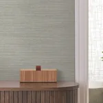 Brewster Home Fashions Rhett Dark Green Striated Wallpaper - SKU 4207-5429