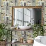 Brewster Home Fashions Rhodes Neutral Blocs Wallpaper | Wallpaper Twins Brewster Home Fashions Rhodes Neutral Blocs Wallpaper - SKU CEP50133W