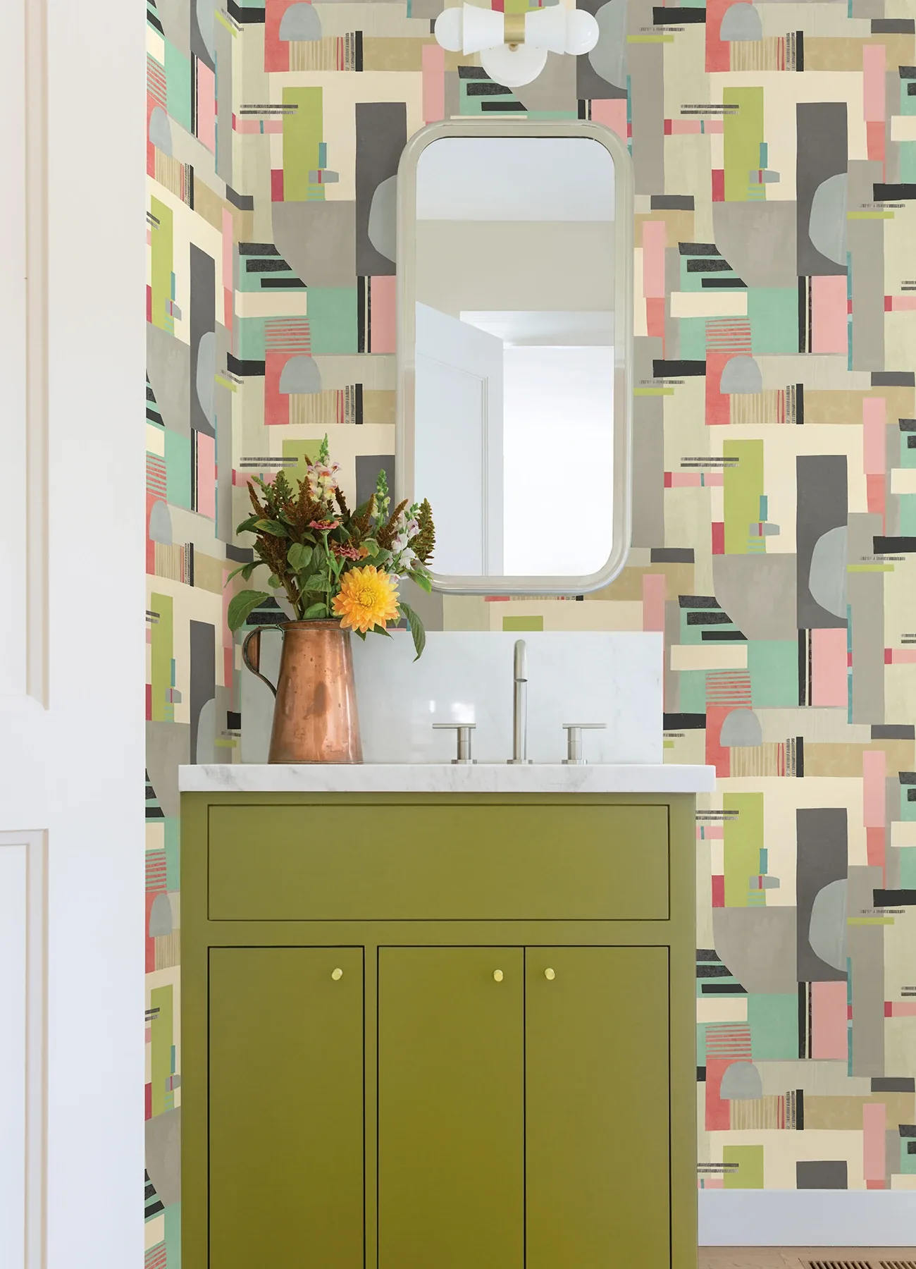 Brewster Home Fashions Rhodes Pastel Blocs Wallpaper - SKU CEP50134W
