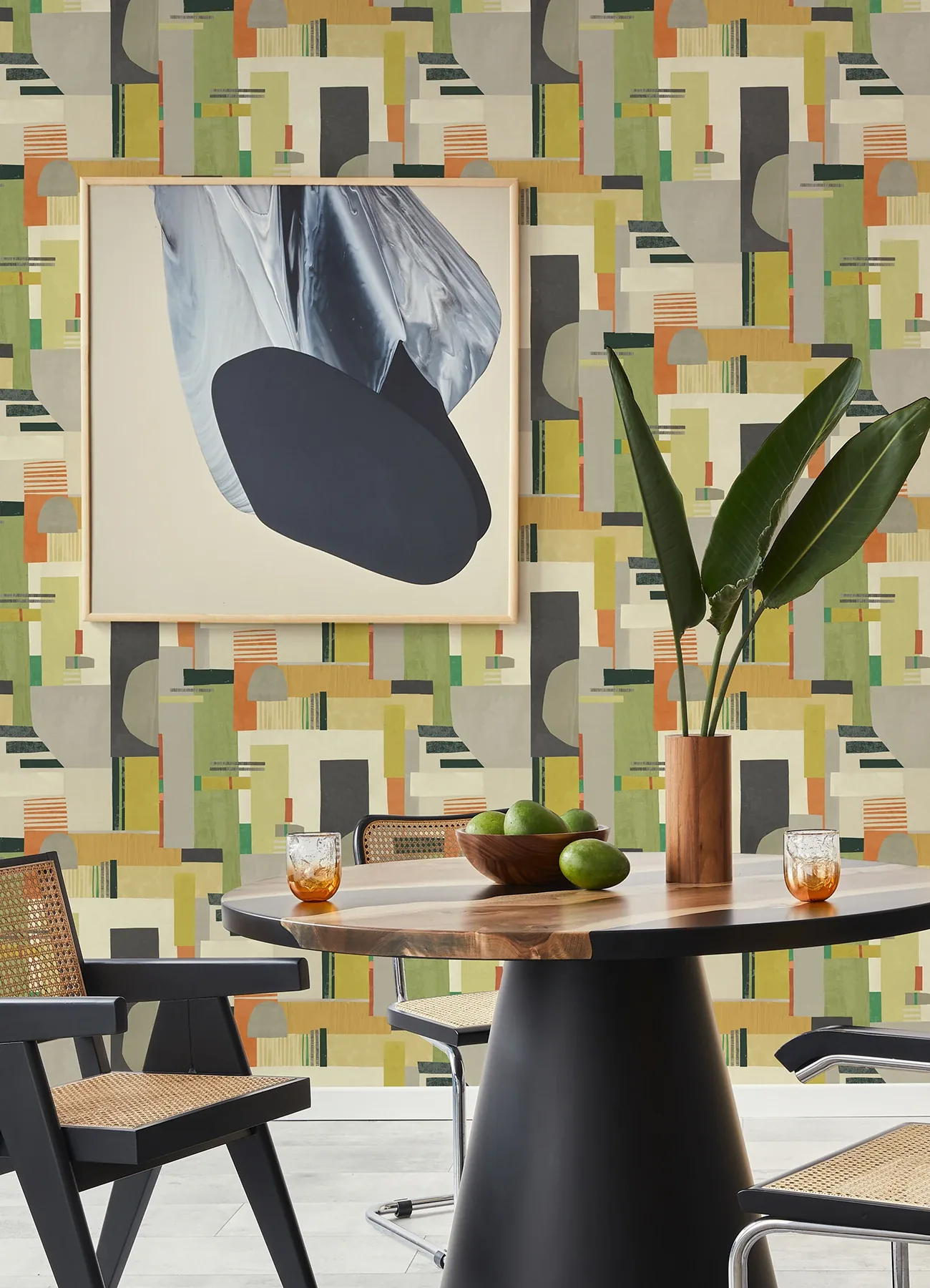 Brewster Home Fashions Rhodes Sage Blocs Wallpaper - SKU CEP50132W