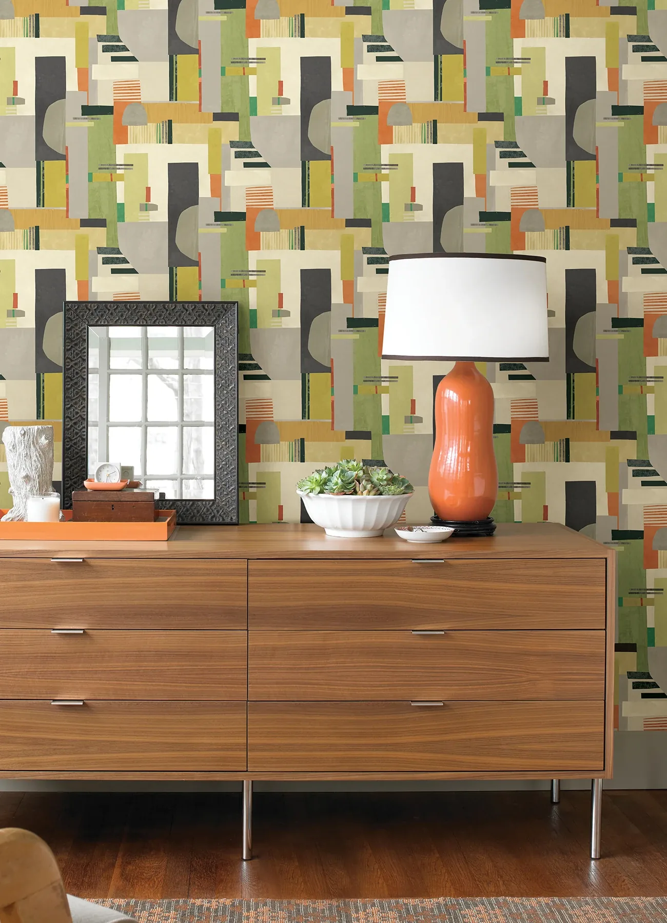 Brewster Home Fashions Rhodes Sage Blocs Wallpaper | Wallpaper Twins Brewster Home Fashions Rhodes Sage Blocs Wallpaper - SKU CEP50132W