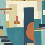 Brewster Home Fashions Rhodes Teal Blocs Wallpaper | Wallpaper Twins Brewster Home Fashions Rhodes Teal Blocs Wallpaper - SKU CEP50131W