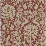 Brewster Home Fashions Richmond Maroon Floral Wallpaper - SKU M1685