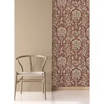 Brewster Home Fashions Richmond Maroon Floral Wallpaper - SKU M1685