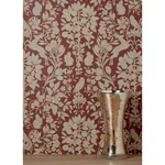 Brewster Home Fashions Richmond Maroon Floral Wallpaper - SKU M1685