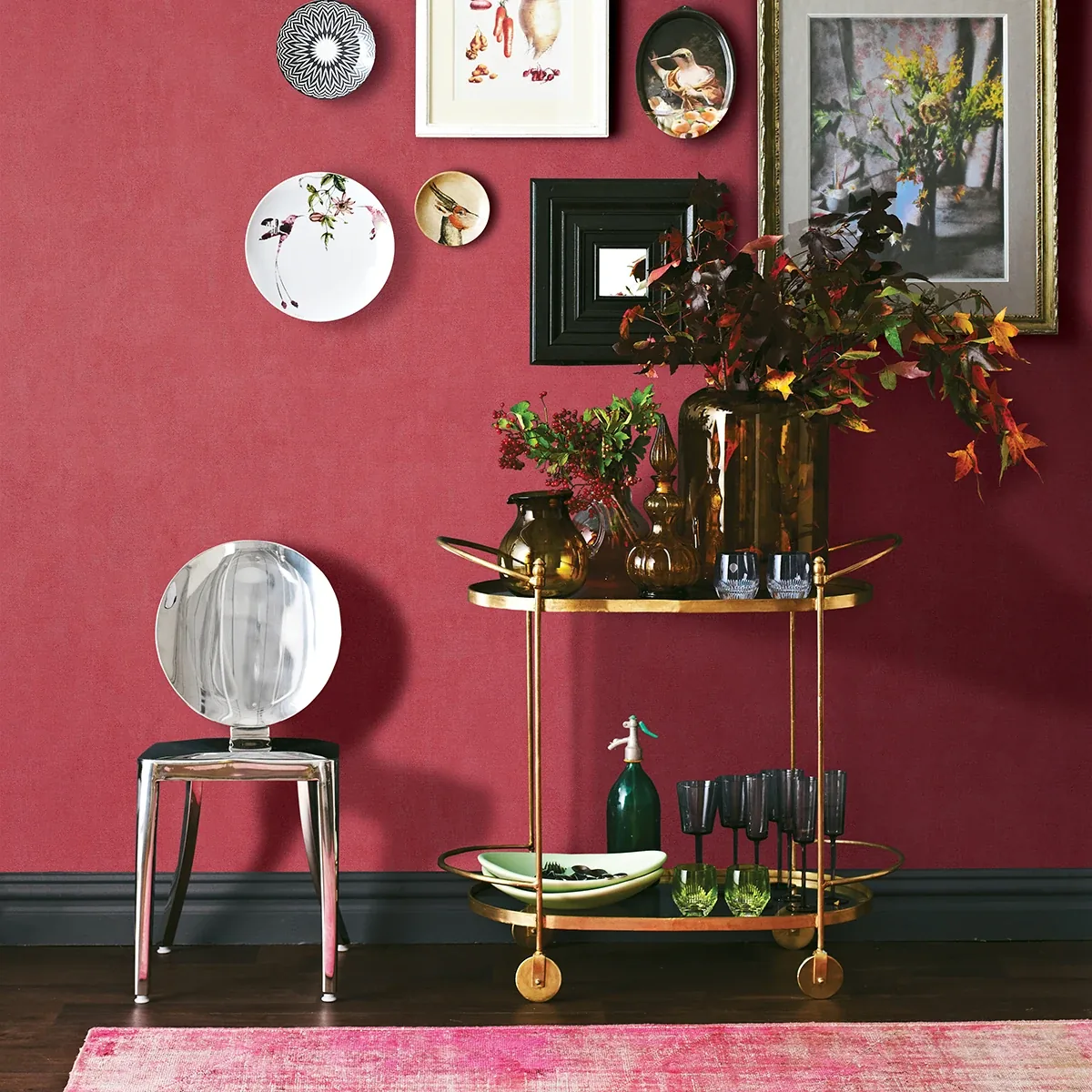 Brewster Home Fashions Riomar Red Distressed Texture Wallpaper | Wallpaper Twins Brewster Home Fashions Riomar Red Distressed Texture Wallpaper - SKU 4044-38024-8