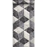 Brewster Home Fashions Rizzo Black Geometric Stone Wallpaper | Wallpaper Twins Brewster Home Fashions Rizzo Black Geometric Stone Wallpaper - SKU DD347318