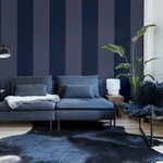 Brewster Home Fashions Roland Navy Stripe Wallpaper | Wallpaper Twins Brewster Home Fashions Roland Navy Stripe Wallpaper - SKU AH922800
