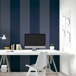 Brewster Home Fashions Roland Navy Stripe Wallpaper | Wallpaper Twins Brewster Home Fashions Roland Navy Stripe Wallpaper - SKU AH922800