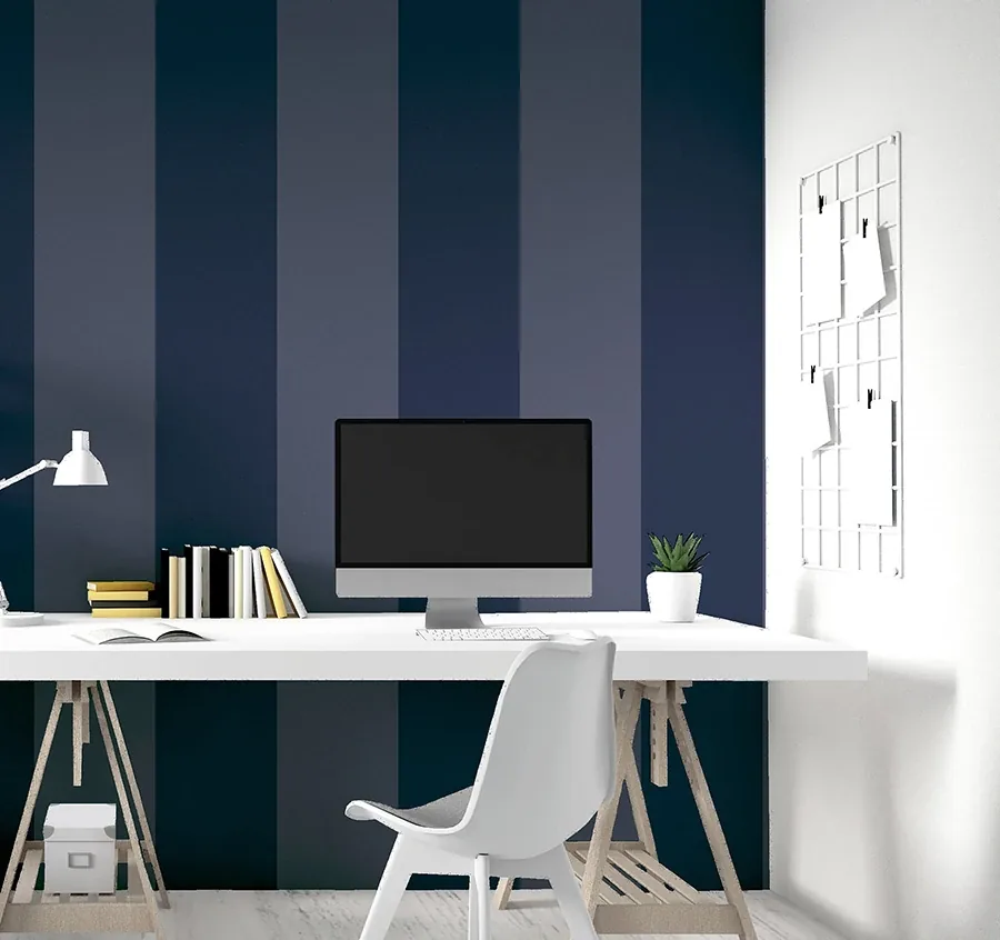 Brewster Home Fashions Roland Navy Stripe Wallpaper | Wallpaper Twins Brewster Home Fashions Roland Navy Stripe Wallpaper - SKU AH922800