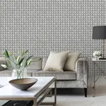 Brewster Home Fashions Romero Grey 3D Geometric Wallpaper | Wallpaper Twins Brewster Home Fashions Romero Grey 3D Geometric Wallpaper - SKU M95684