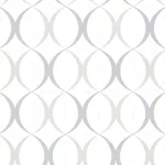 Brewster Home Fashions Rosten Grey Retro Orb Wallpaper - SKU 347-67352