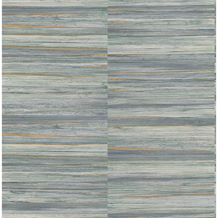 4125-26745 | Rowan Blue Faux Grasscloth Wallpaper