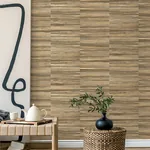Brewster Home Fashions Rowan Chestnut Faux Grasscloth Wallpaper - SKU 4125-26746