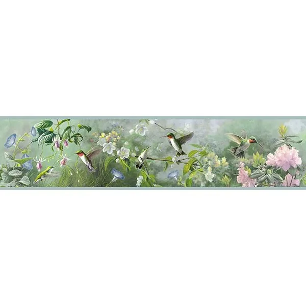 Brewster Home Fashions Ruby Multicolor Garden Wallpaper - SKU 3118-48531B