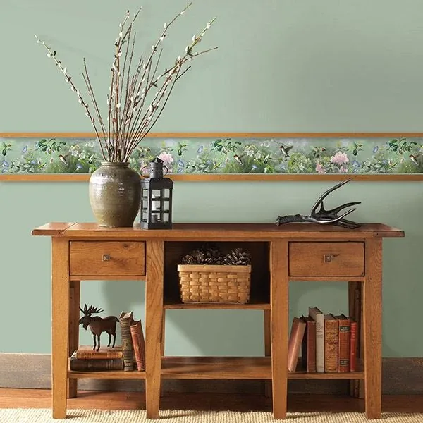 Brewster Home Fashions Ruby Multicolor Garden Wallpaper | Wallpaper Twins Brewster Home Fashions Ruby Multicolor Garden Wallpaper - SKU 3118-48531B