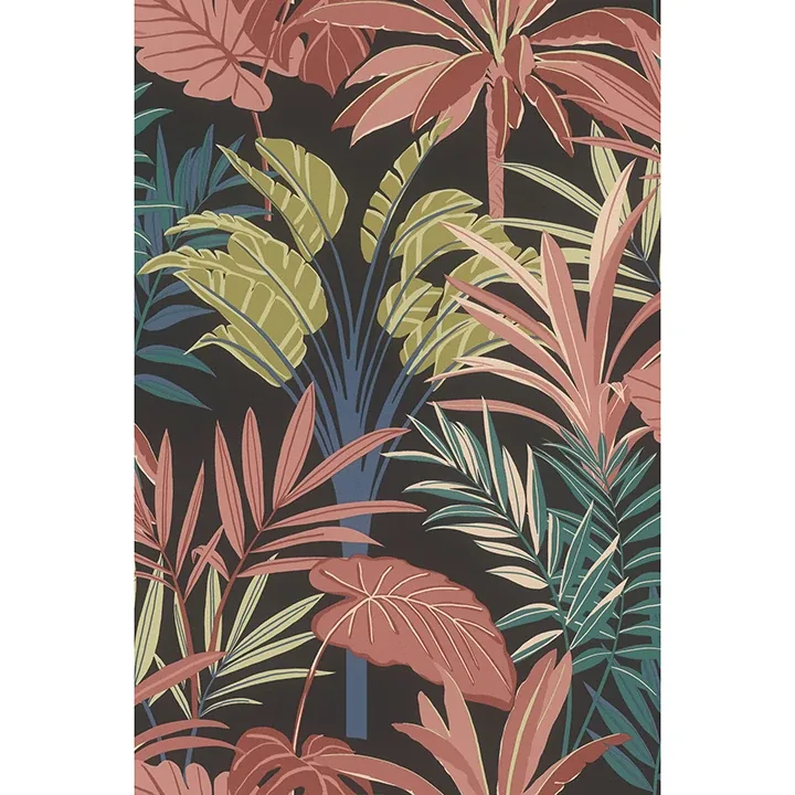 Brewster Home Fashions Rudyard Pink Tropical Flora Wallpaper - SKU RH691603